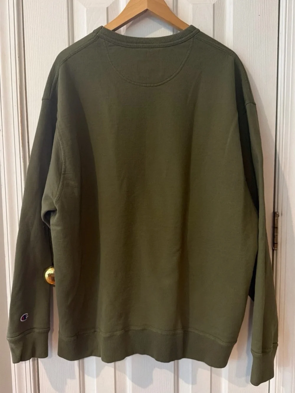 Champion Olive Green Crewneck Sweatshirt Men’s Size 2XL